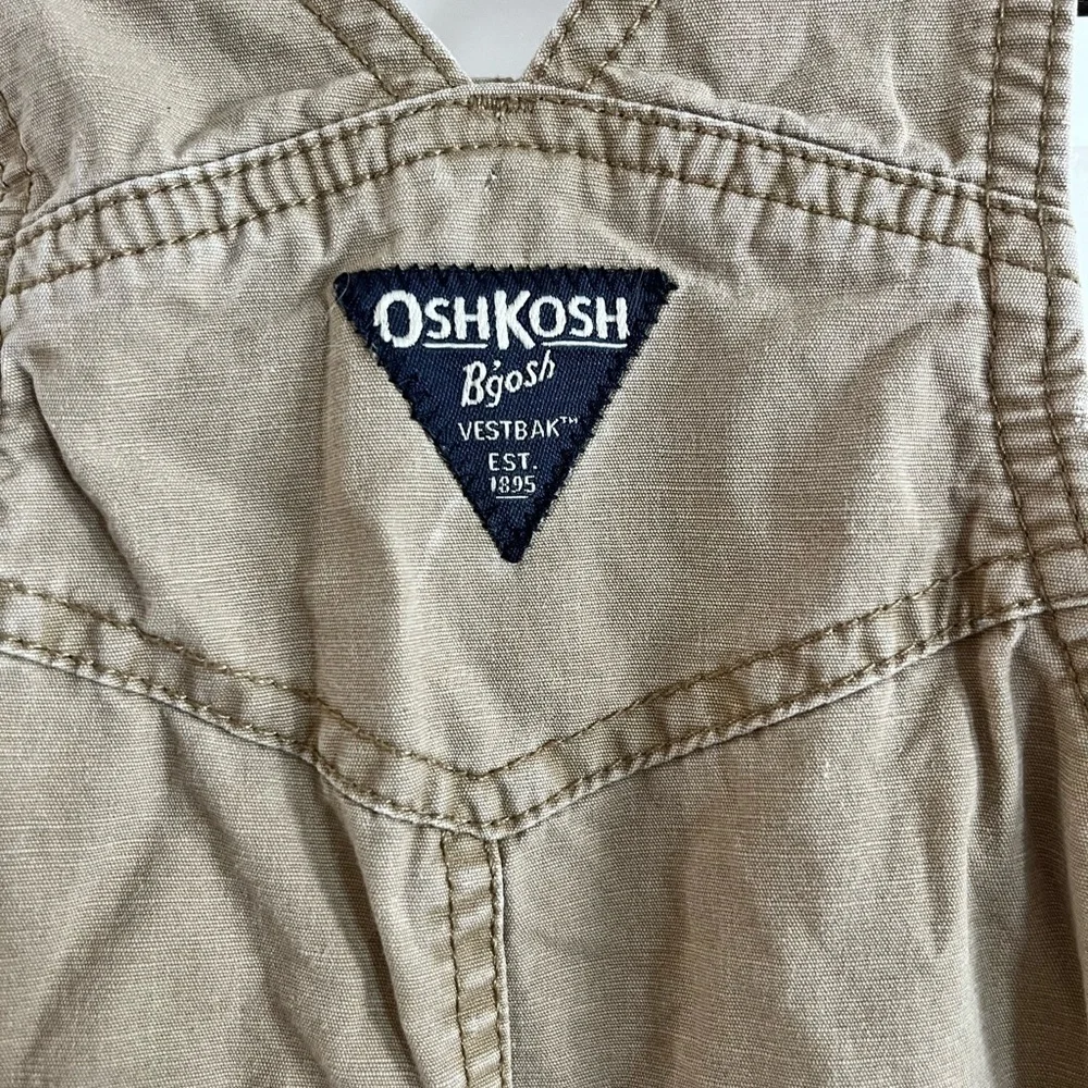 OshKosh B'gosh Tan Kids Overalls 18 mth lightly lined